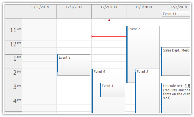 asp.net mvc event calendar