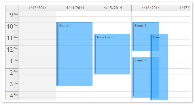 event calendar asp.net mvc css theme transparent